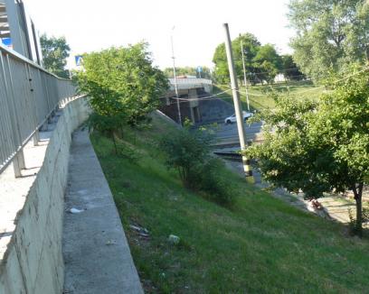 Primăria desfiinţează trecerea de pietoni de pe podul de peste Bulevardul Dacia 